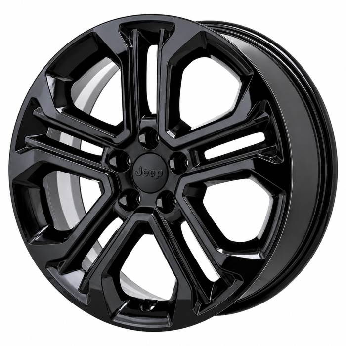 Jeep Compass Wheel Rim Gloss Black 9274 Stock Factory OEM Replacement