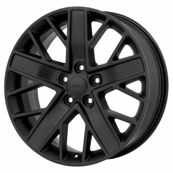 Jeep Wrangler 4XE Wheel Rim Satin Black 9276 Stock Factory OEM Replacement