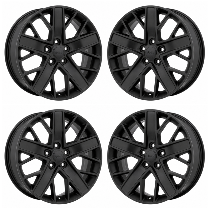 Jeep Wrangler 4XE Outright Wheels Set of 4-Outright Rims Set of 4 Satin Black 9276