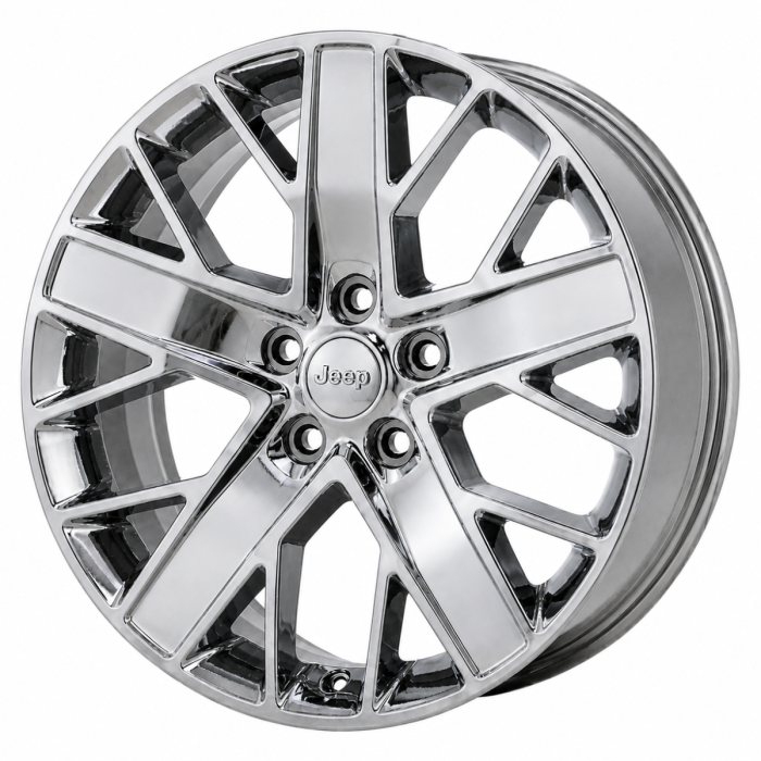 Jeep Wrangler 4XE Wheel Rim PVD Bright Chrome 9276 Stock Factory OEM Replacement