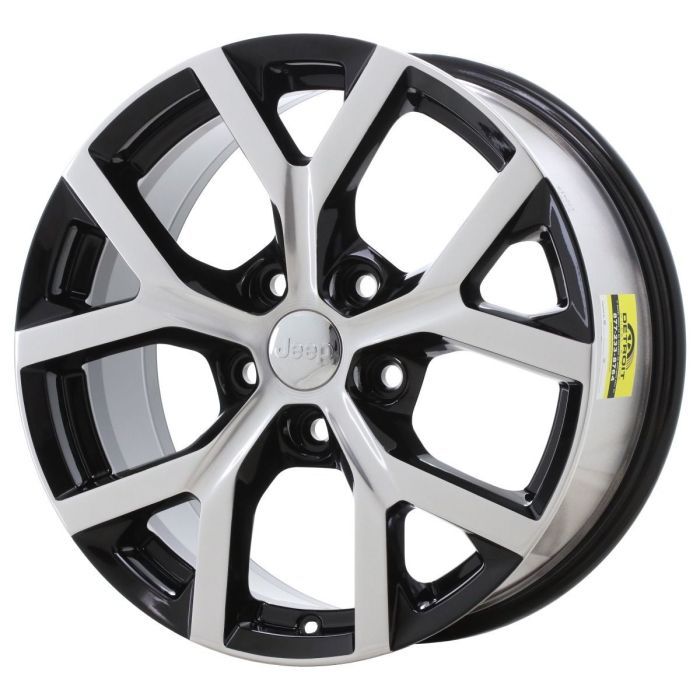 Jeep Grand Cherokee L Wheel Rim Black Polished 9285 Stock Factory OEM Replacement