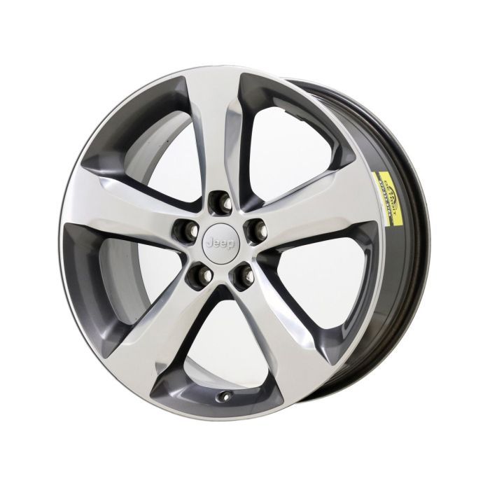Jeep Grand Cherokee Wheel Rim Polished Grey 9287 Stock Factory OEM Replacement