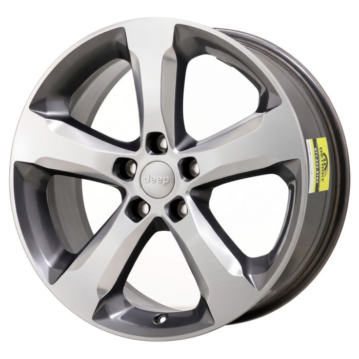 Jeep Grand Cherokee Wheel Rim Machined Grey 9287 Stock Factory OEM Replacement