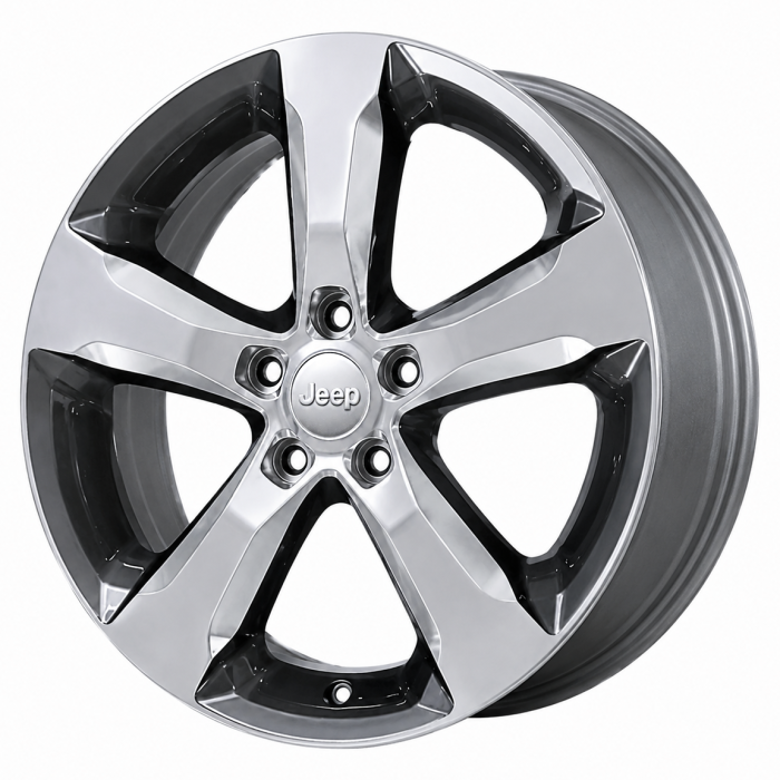 Jeep Grand Cherokee Wheel Rim Polished Grey 9287 Stock Factory OEM Replacement