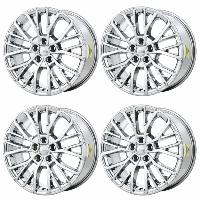 Jeep Grand Cherokee Wheel Rim PVD Bright Chrome 9290 Stock Factory OEM Replacement