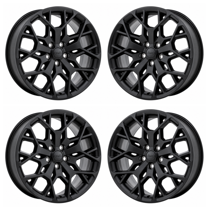 Jeep Grand Cherokee Exchange Wheels Set of 4-Exchange Rims Set of 4 Satin Black 9291