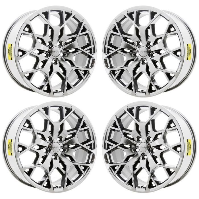 Jeep Grand Cherokee Wheel Rim PVD Bright Chrome 9291 Stock Factory OEM Replacement