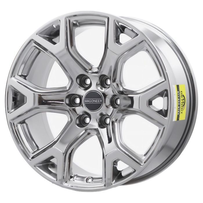 Jeep Wagoneer Wheel Rim PVD Bright Chrome 9296 Stock Factory OEM Replacement