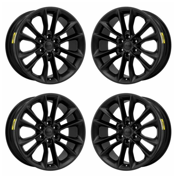 Jeep Wagoneer Exchange Wheels Set of 4-Exchange Rims Set of 4 Satin Black 9298