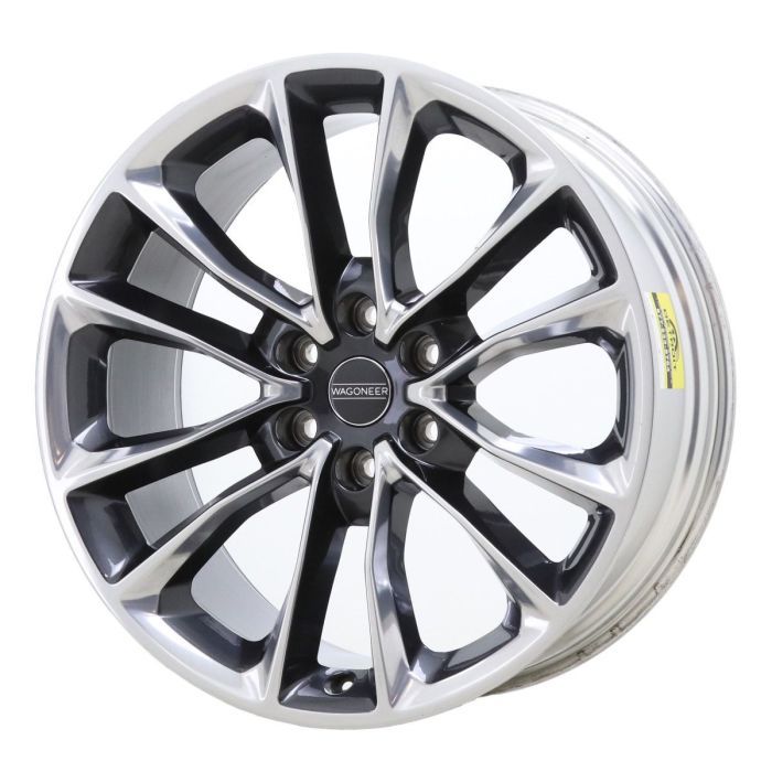 Jeep Grand Wagoneer Wheel Rim Polished Grey 9298 Stock Factory OEM Replacement