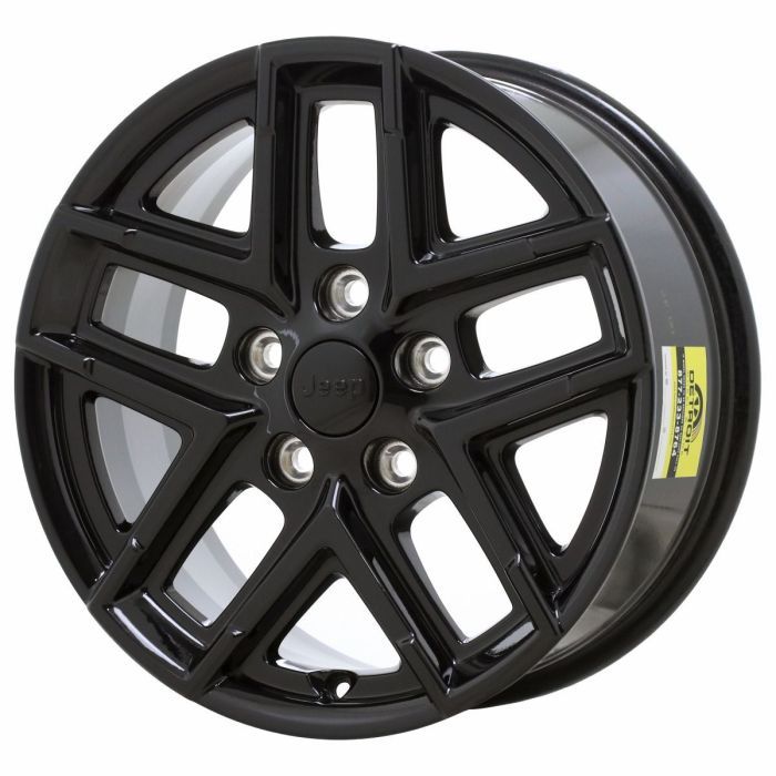 Jeep Wrangler Wheel Rim Gloss Black 9324 Stock Factory OEM Replacement