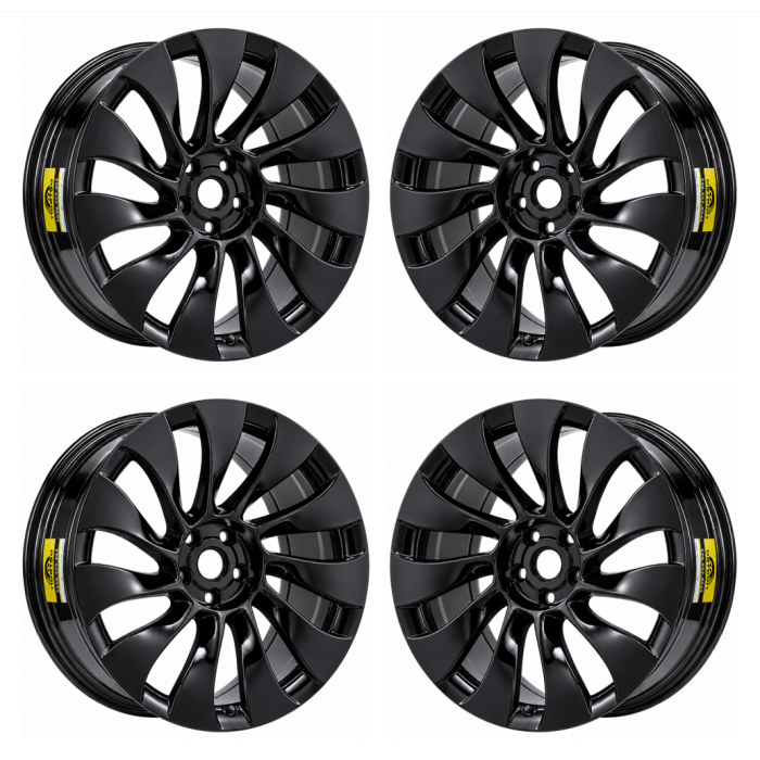 Tesla Model 3 Exchange Wheels Set of 4-Exchange Rims Set of 4 Gloss Black ALY95135