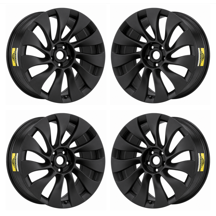 Tesla Model 3 Exchange Wheels Set of 4-Exchange Rims Set of 4 Satin Black ALY95135