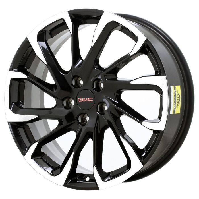 GMC Terrain Wheel Rim Machined Black 95204 Stock Factory OEM Replacement