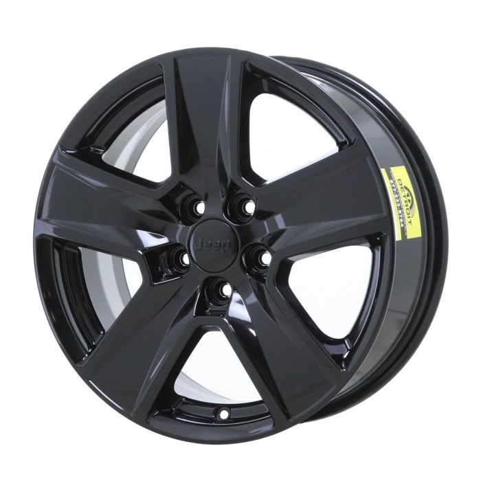 Jeep Compass Wheel Rim Gloss Black 9272 Stock Factory OEM Replacement