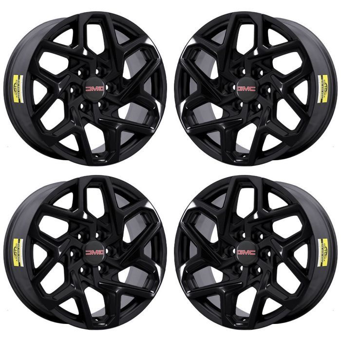 GMC Sierra 1500 Exchange Wheels Set of 4-Exchange Rims Set of 4 Gloss Black ALY95369