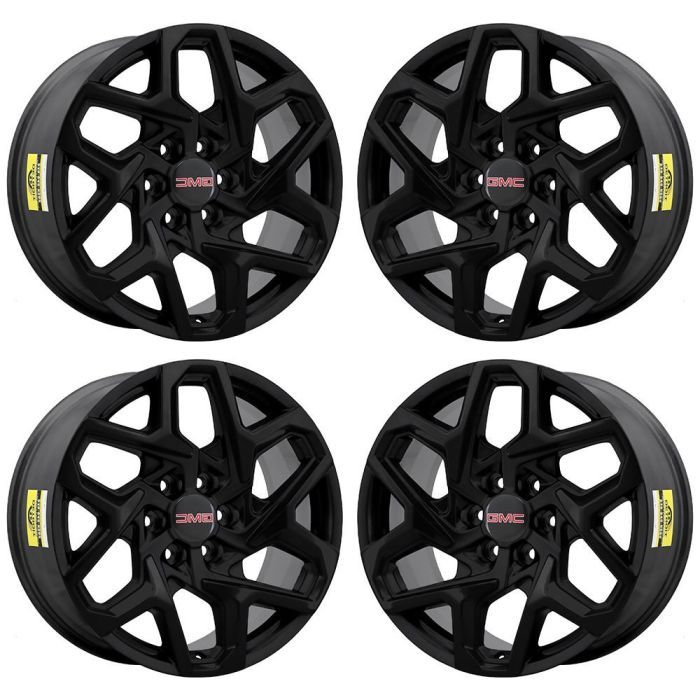 GMC Sierra 1500 Exchange Wheels Set of 4-Exchange Rims Set of 4 Satin Black ALY95369