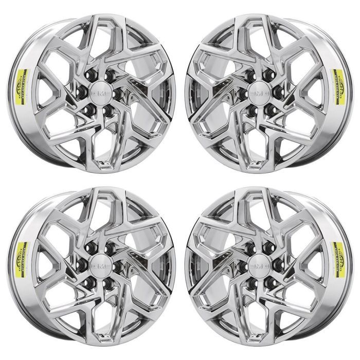 GMC Sierra 1500 Wheel Rim Bright PVD Chrome ALY95369 Stock Factory OEM Replacement
