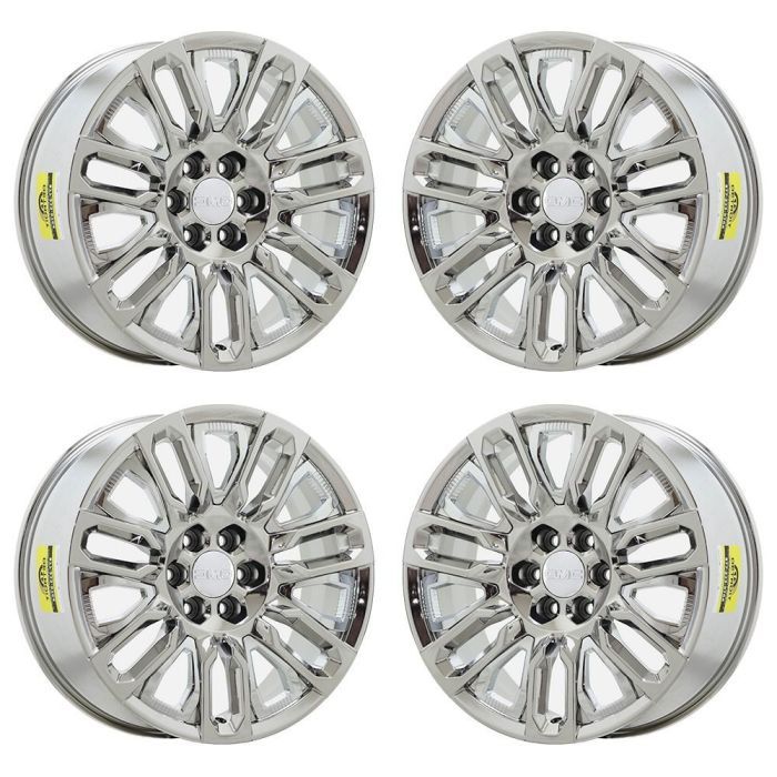 GMC SIERRA 1500 Wheel Rim PVD Bright Chrome ALY95486 Stock Factory OEM Replacement