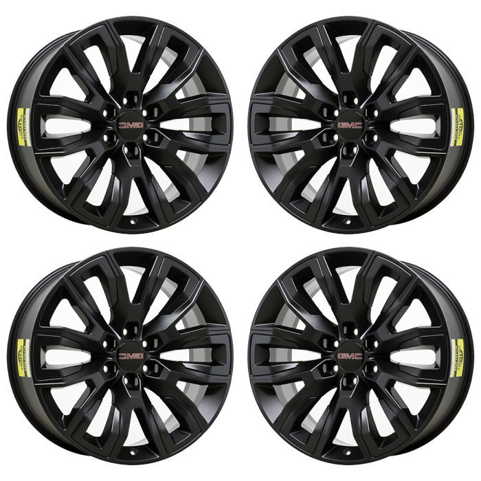 GMC Sierra 1500 Exchange Wheels Set of 4-Exchange Rims Set of 4 Satin Black ALY95513