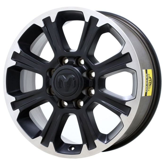 Dodge Ram 2500 Wheel Rim Machined Black ALY95578 Stock Factory OEM Replacement