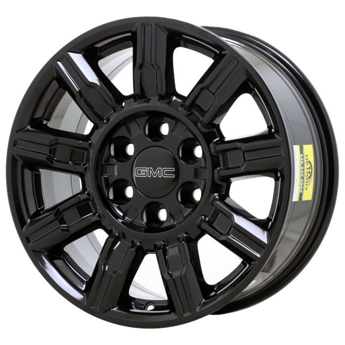 GMC Sierra 1500 Wheel Rim Gloss Black ALY95718 Stock Factory OEM Replacement