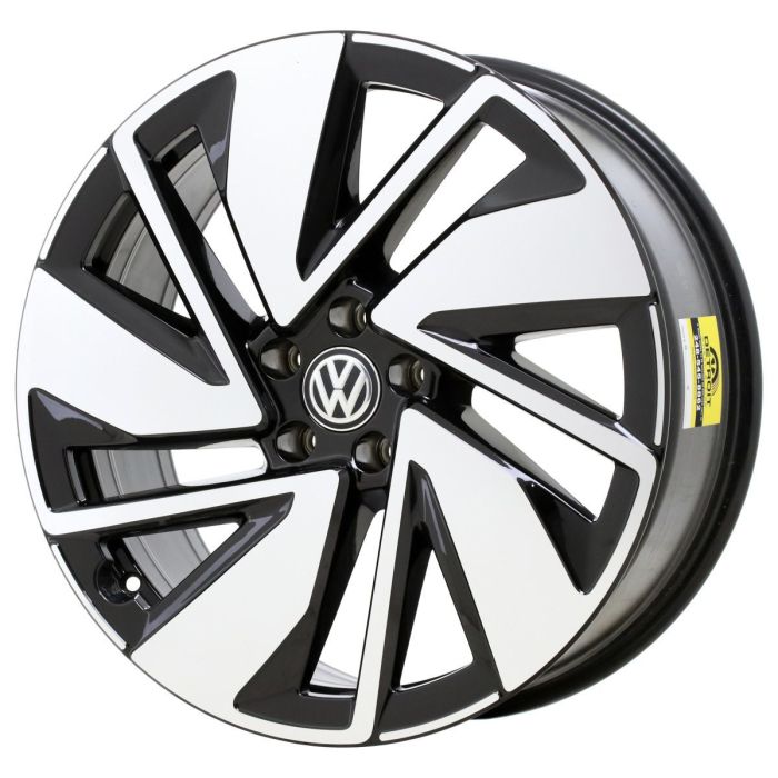 Volkswagen Atlas Wheel Rim Machined Black ALY95720 Stock Factory OEM Replacement