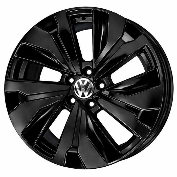 Volkswagen Atlas Wheel Rim Gloss Black ALY95722 Stock Factory OEM Replacement