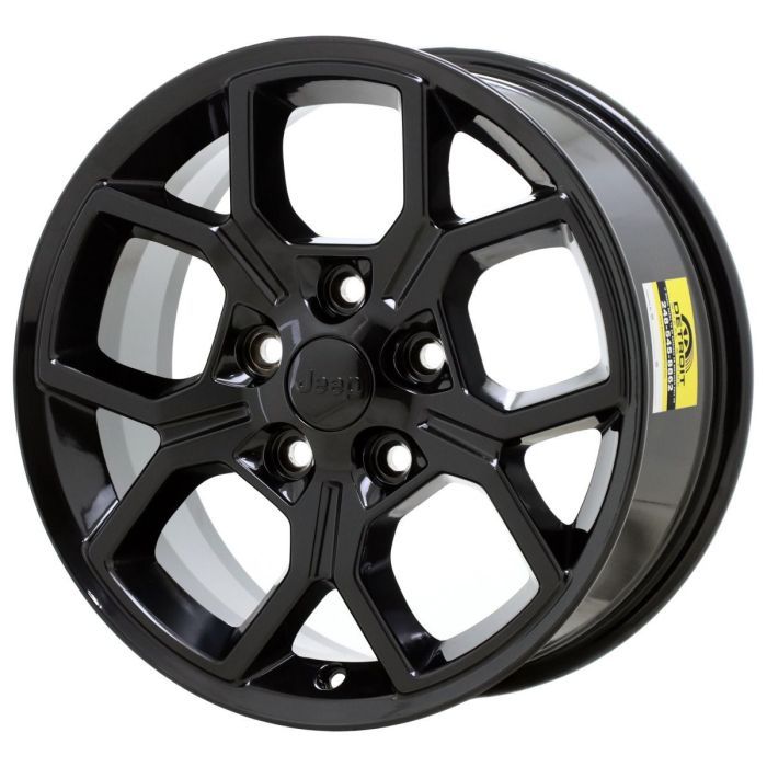 Jeep Wrangler Wheel Rim Gloss Black ALY95729 Stock Factory OEM Replacement