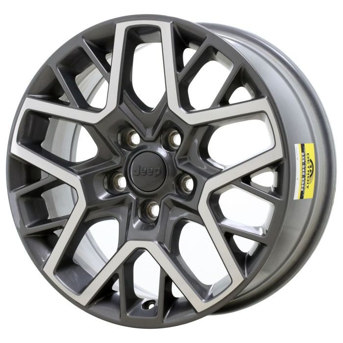 Jeep Wrangler Wheel Rim Machined Grey ALY95735 Stock Factory OEM Replacement