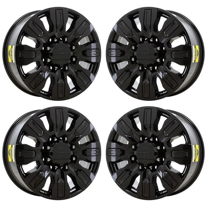 GMC Sierra 2500 Exchange Wheels Set of 4-Exchange Rims Set of 4 Gloss Black ALY95740