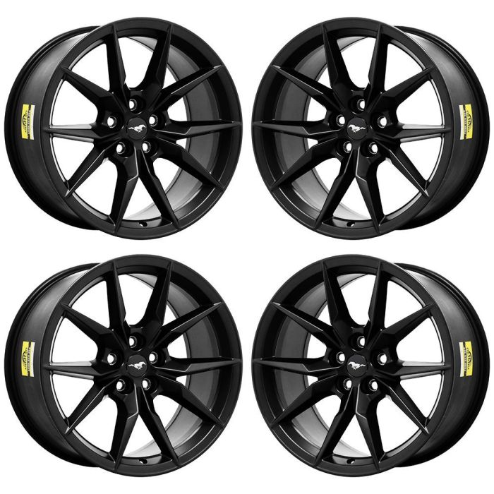 Ford Mustang Exchange Wheels Set of 4-Exchange Rims Set of 4 Satin Black ALY95839 (F)