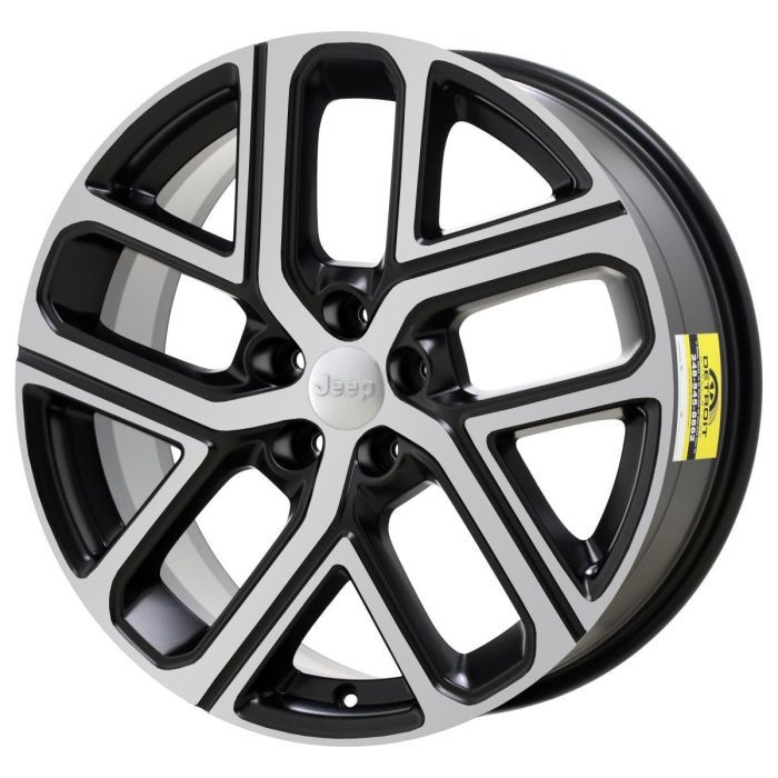 Jeep Compass Wheel Rim Machined Black ALY95849 Stock Factory OEM Replacement
