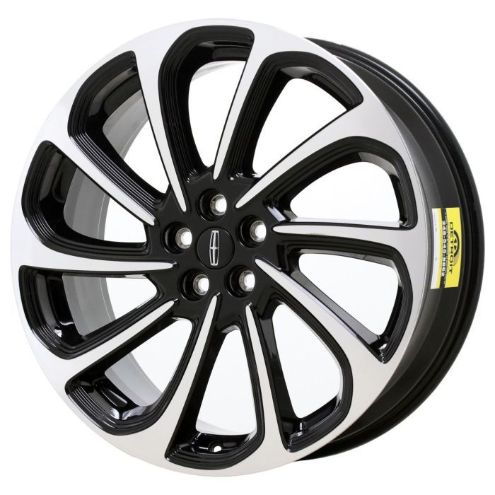Lincoln Nautilus Wheel Rim Machined Black ALY95903 Stock Factory OEM Replacement