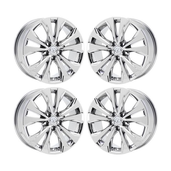 Lexus NX300 Wheel Rim PVD Bright Chrome ALY96303 Stock Factory OEM Replacement
