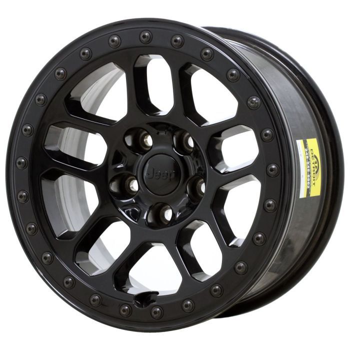 Jeep Wrangler Wheel Rim Gloss Black ALY96329 Stock Factory OEM Replacement