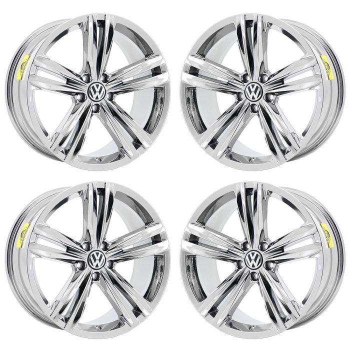 Volkswagen Tiguan Wheel Rim PVD Black Chrome ALYWB022 Stock Factory OEM Replacement