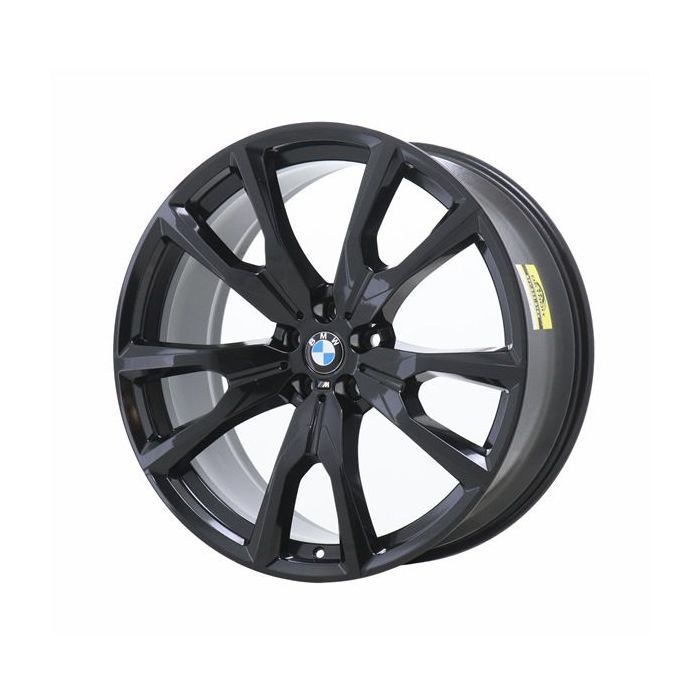 BMW X7 Wheel Rim Gloss Black ALY96472 (F) Stock Factory OEM Replacement