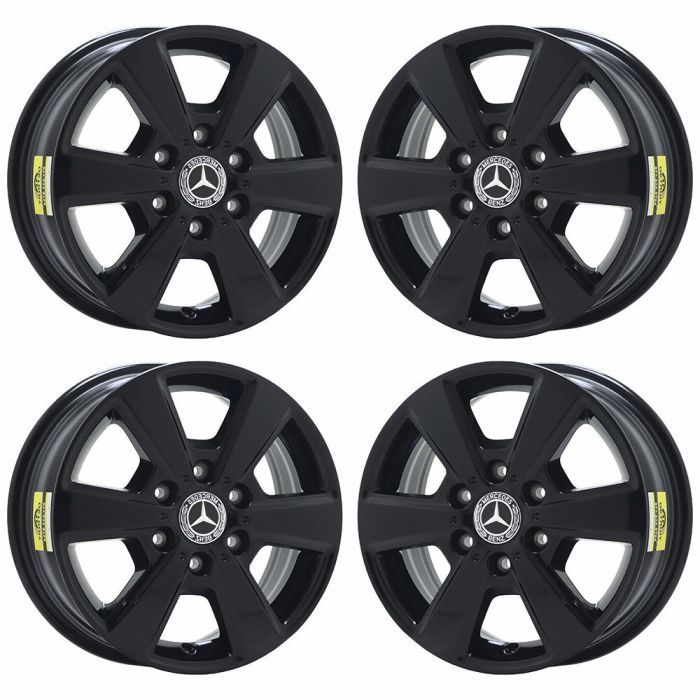 Mercedes-Benz Sprinter 1500 Exchange Wheels Set of 4-Exchange Rims Set of 4 Gloss Black ALY96656