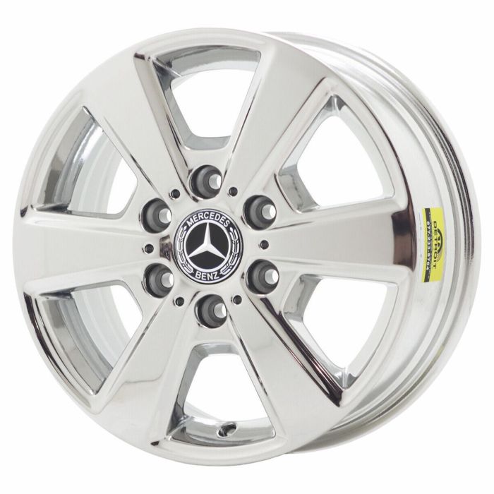 Mercedes-Benz Sprinter 1500 Wheel Rim PVD Bright Chrome ALY96656 Stock Factory OEM Replacement