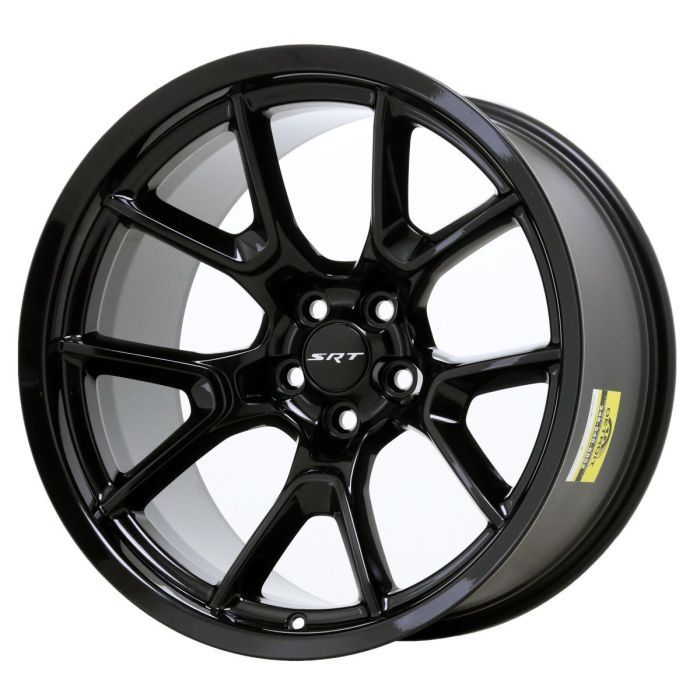 Dodge Challenger Wheel Rim Gloss Black ALY96742 Stock Factory OEM Replacement