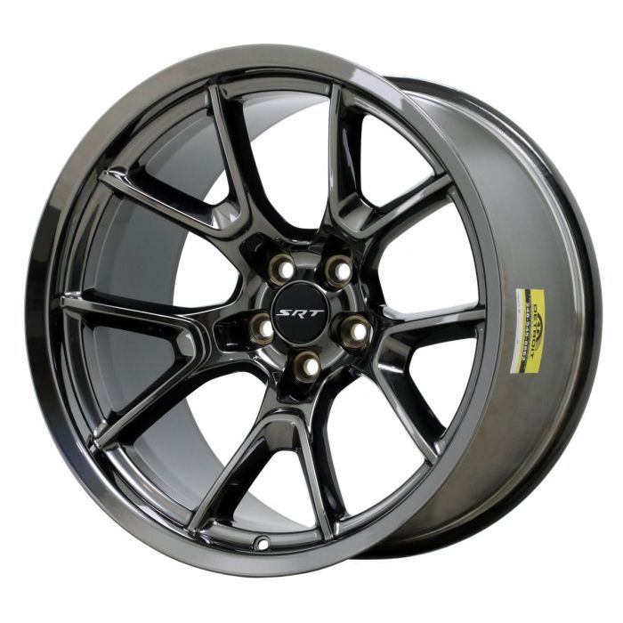 Dodge Challenger Wheel Rim PVD Black Chrome ALY96742 Stock Factory OEM Replacement