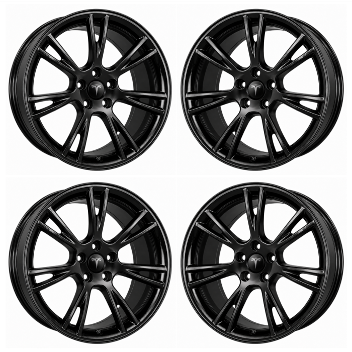 Tesla Model 3 Exchange Wheels Set of 4-Exchange Rims Set of 4 Gloss Black 96958