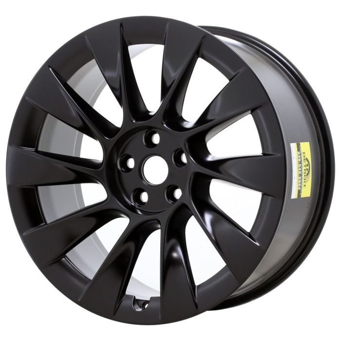 Tesla Model Y Wheel Rim Satin Black 96965 Stock Factory OEM Replacement