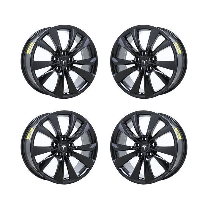 Tesla Model S Exchange Wheels Set of 4-Exchange Rims Set of 4 Gloss Black 97107