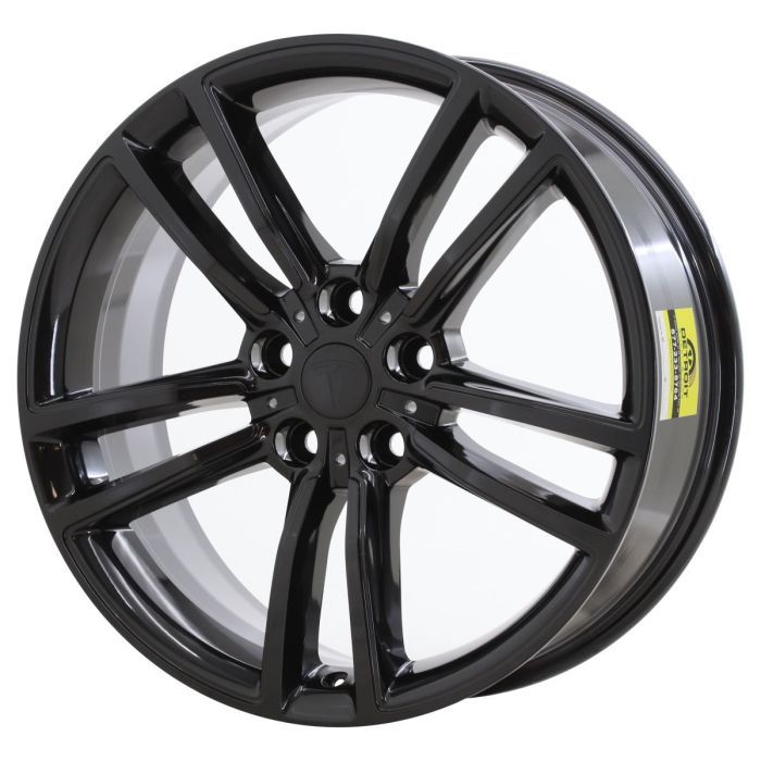 Tesla Model S Wheel Rim Gloss Black 97200 Stock Factory OEM Replacement