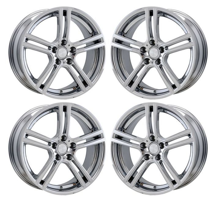 Tesla Model S Wheel Rim PVD Bright Chrome 97292 Stock Factory OEM Replacement