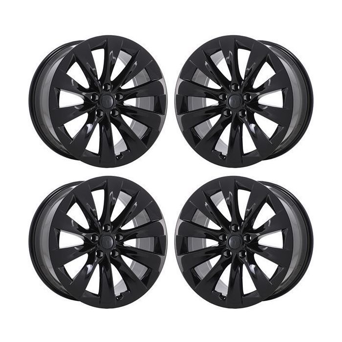 Tesla Model S Exchange Wheels Set of 4-Exchange Rims Set of 4 Gloss Black 97755