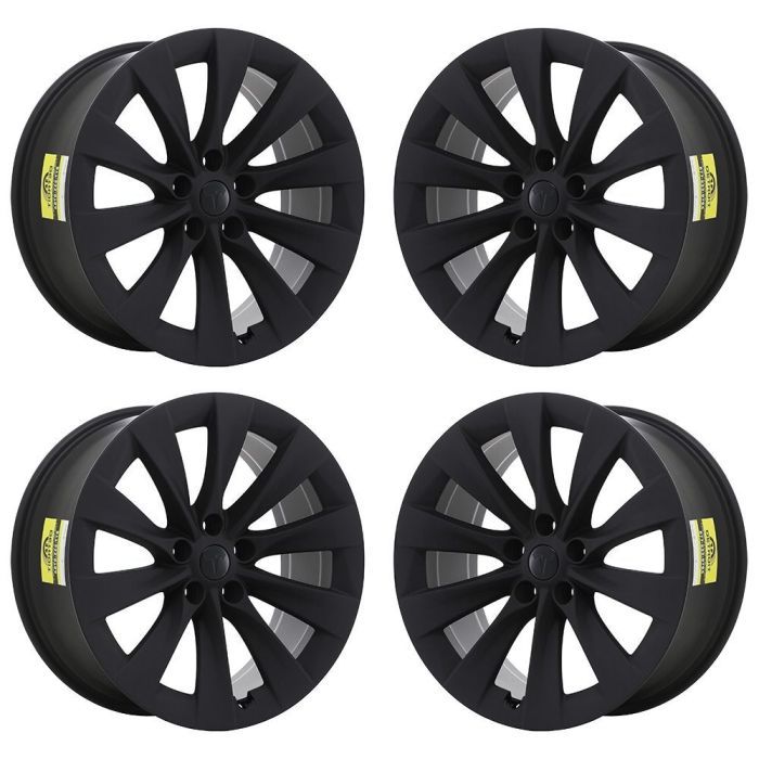 Tesla Model S Exchange Wheels Set of 4-Exchange Rims Set of 4 Satin Black 97755