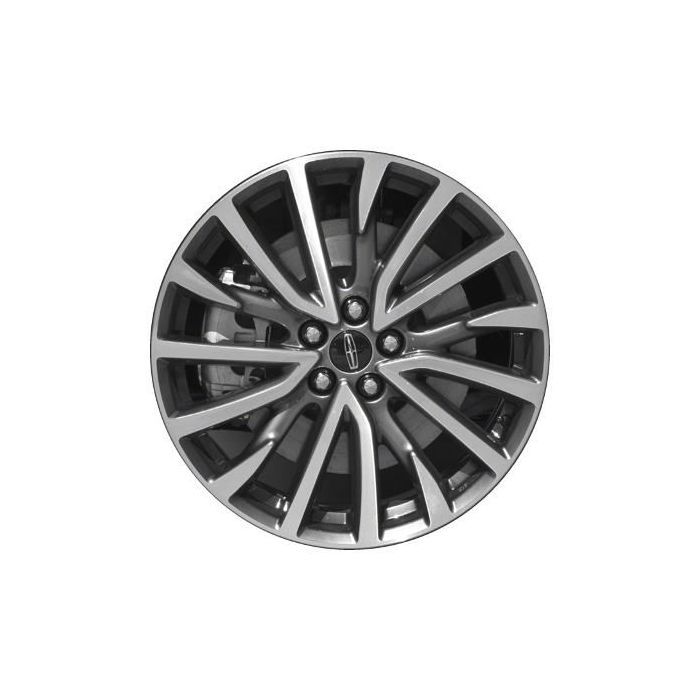 Lincoln Continental Wheel Rim Machined Grey ALY97976 Stock Factory OEM Replacement